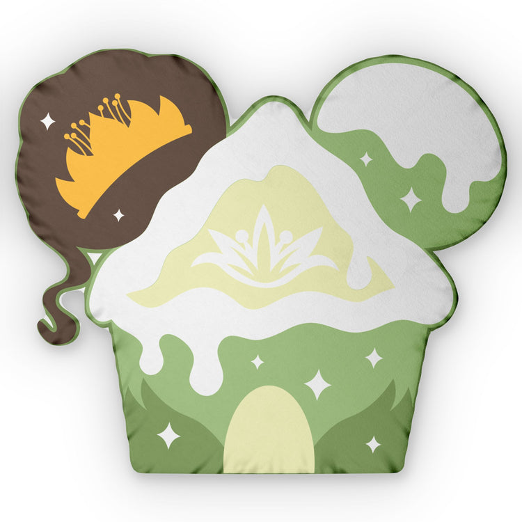 Tiana Gingerbread House-Shaped Pillow