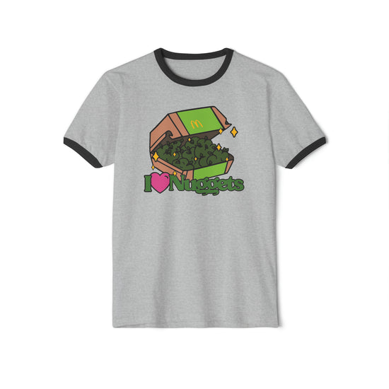 I Heart Nuggets Ringer T-Shirt - Fandom-Made