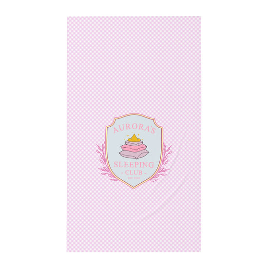 Aurora's Sleeping Club Twin Flat Sheet - Fandom-Made