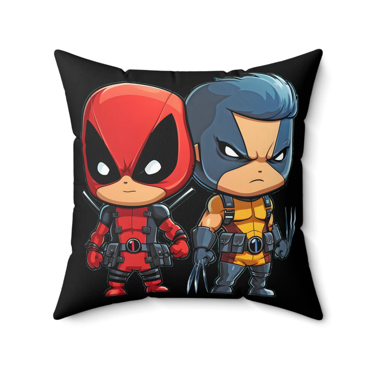 Cute Chimichangas Square Pillow - Fandom-Made