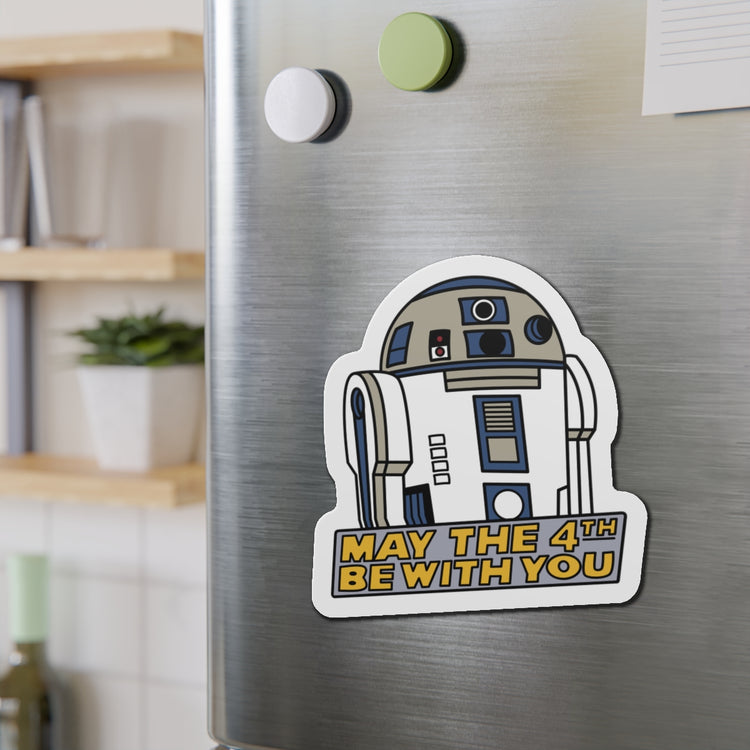 May The 4th Be With R2D2 Die-Cut Magnet