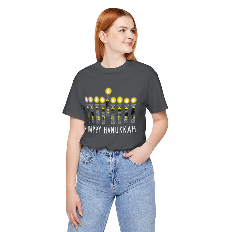 Lightsabers Menorah Unisex T-Shirt