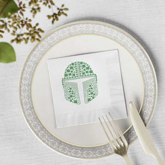 Mandalorian Helmet Napkins - Fandom-Made