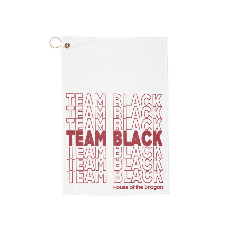 Team Black Golf Towel