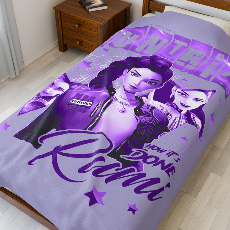 How It's Done Rumi Velveteen Plush Blanket