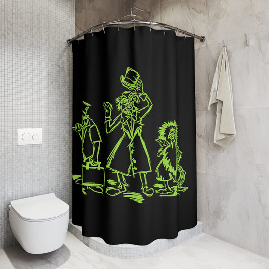 Hitching Ghosts Shower Curtain - Fandom-Made