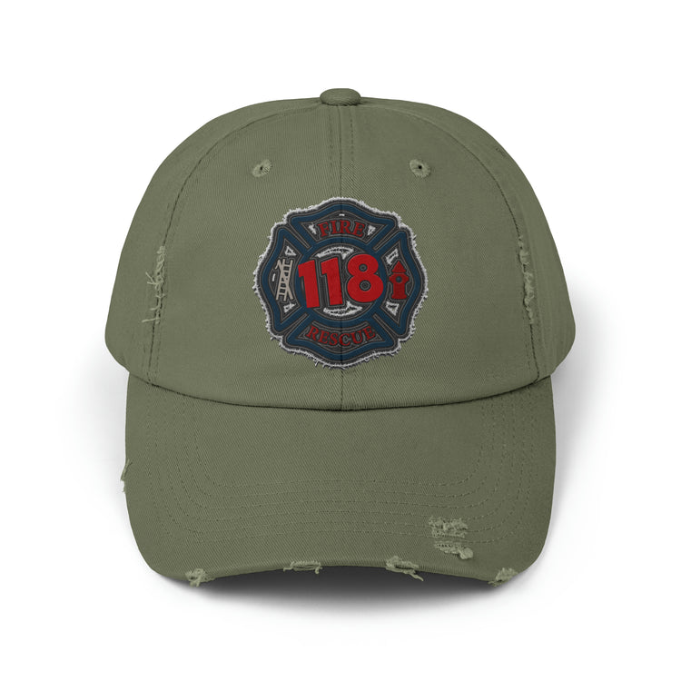 118 Dispatch Squad Distressed Cap - Fandom-Made