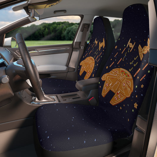 Gingerbread Galaxy Car Seat Covers