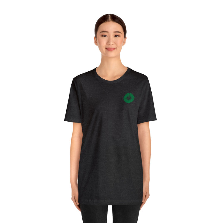 Weed Lips Pocket T-Shirt - Fandom-Made