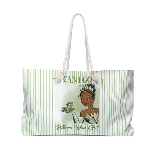Can I Go Where You Go Weekender Bag - Fandom-Made