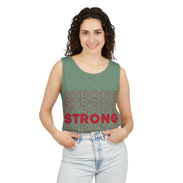 Strong Unisex Garment-Dyed Tank Top - Fandom-Made