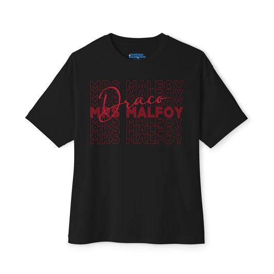 Mrs. Draco Malfoy Unisex Oversized Boxy Tee