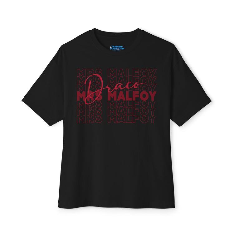 Mrs. Draco Malfoy Unisex Oversized Boxy Tee