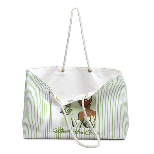 Can I Go Where You Go Weekender Bag - Fandom-Made