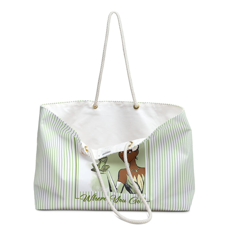 Can I Go Where You Go Weekender Bag - Fandom-Made
