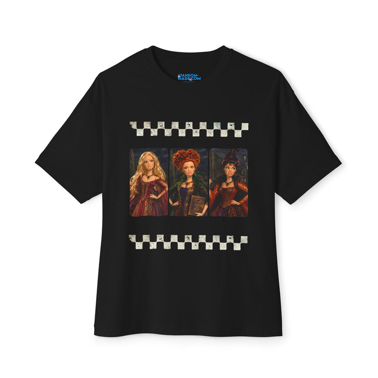Here For Hocus Pocus Unisex Oversized Boxy Tee