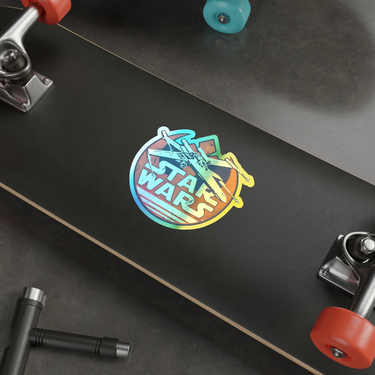 Patriotic X-wing Holographic Sticker - Fandom-Made