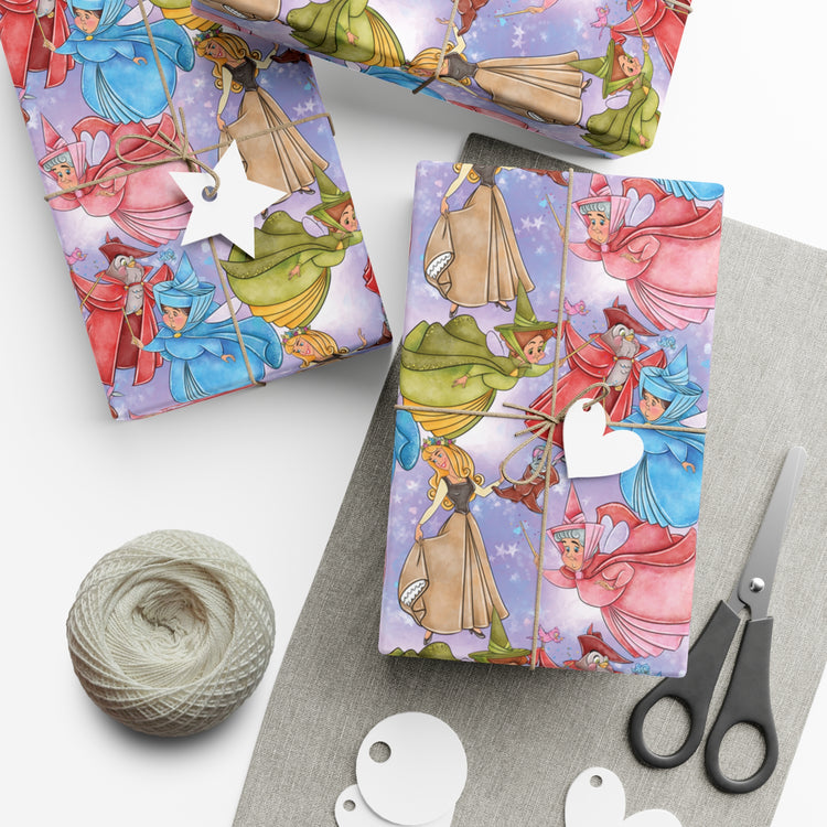 Sleeping Beauty Gift Wrap