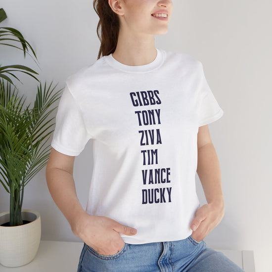 NCIS Names Unisex T-Shirt - Fandom-Made
