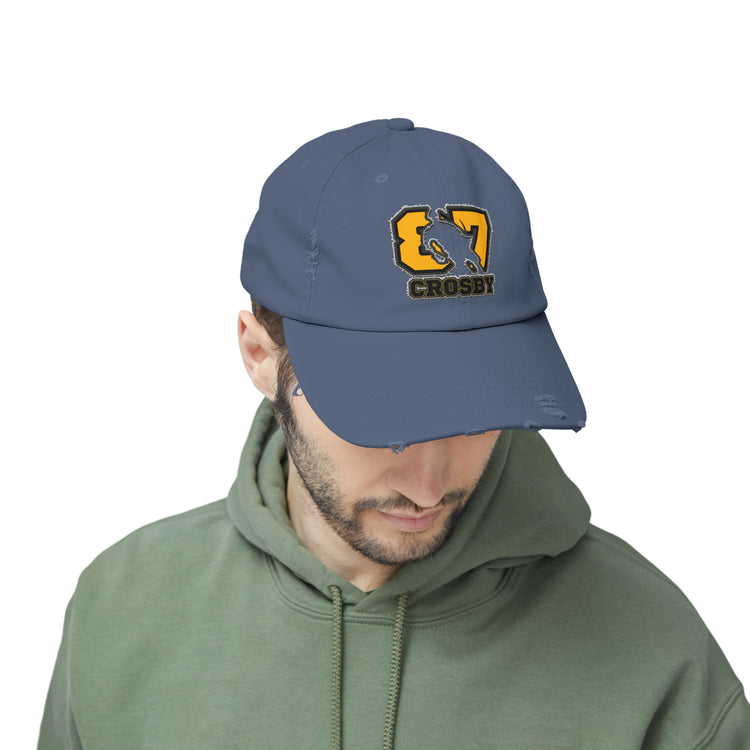 Crosby Distressed Cap - Fandom-Made