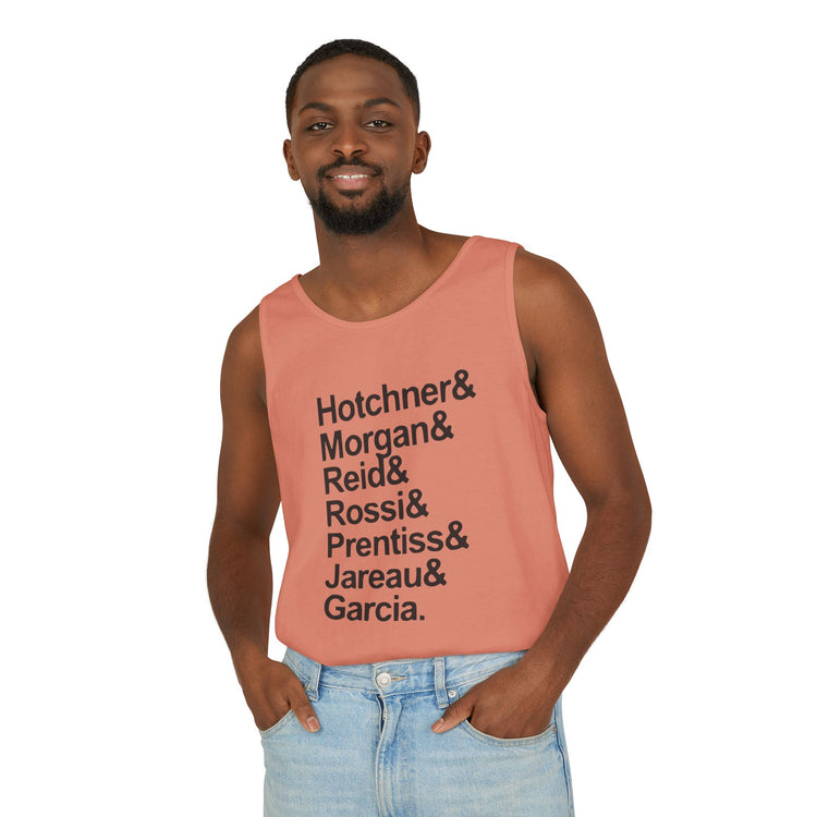 Criminal Minds Names Tank Top