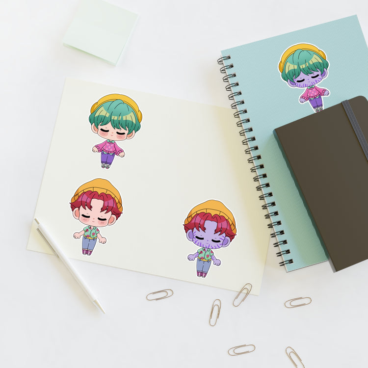 Abs Saja and Baby Saja Sticker Sheet