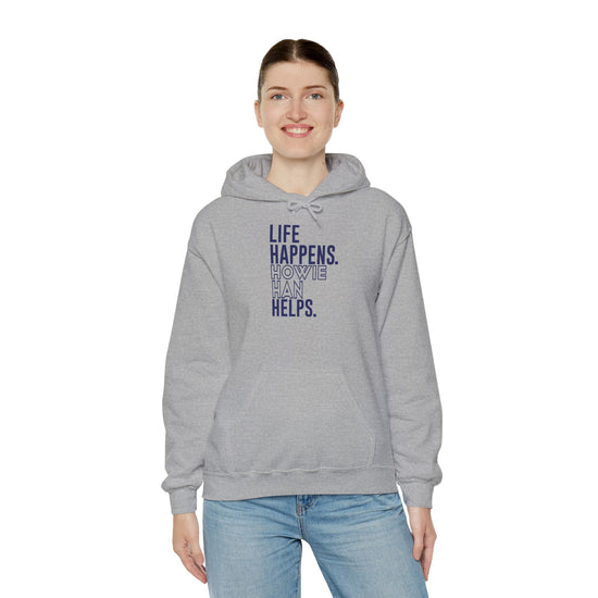 Life Happens Howie Han Helps Unisex Hoodie - Fandom-Made