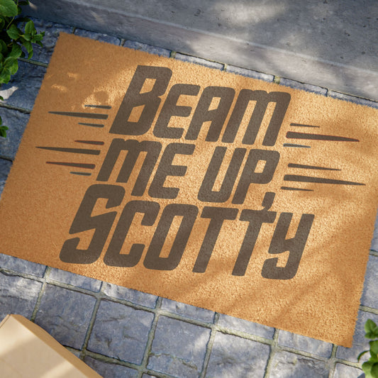 Beam Me Up Doormat - Fandom-Made