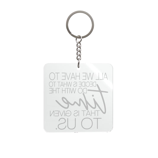 Given Time Square Keychain - Fandom-Made