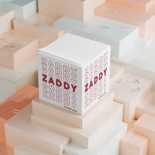 Zaddy Note Cube - Fandom-Made
