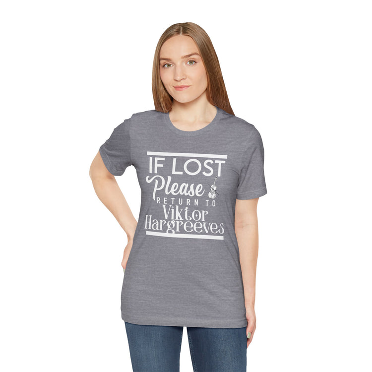 If Lost Return To... Viktor Hargreeves T-Shirt - Fandom-Made