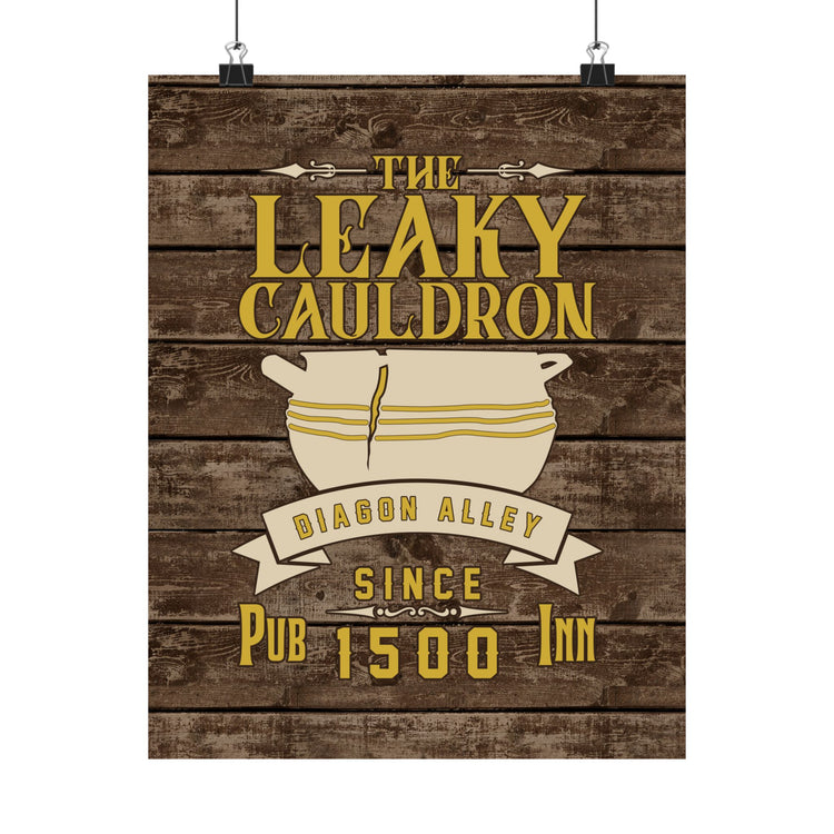 The Leaky Cauldron Poster