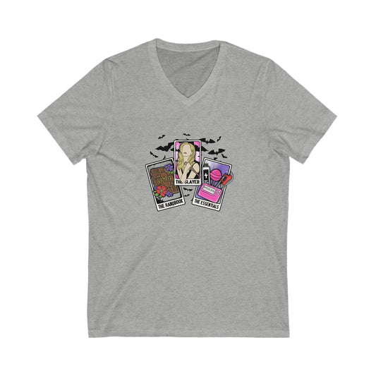 Buffy Tarot Cards V-Neck Tee - Fandom-Made