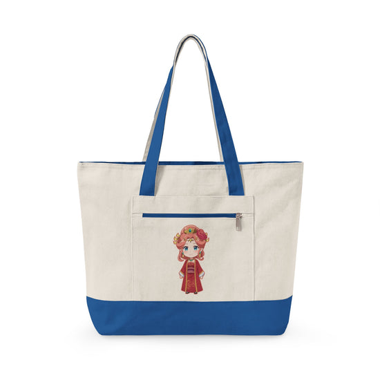 Lady Gyokuyō Zippered Canvas Tote - Fandom-Made