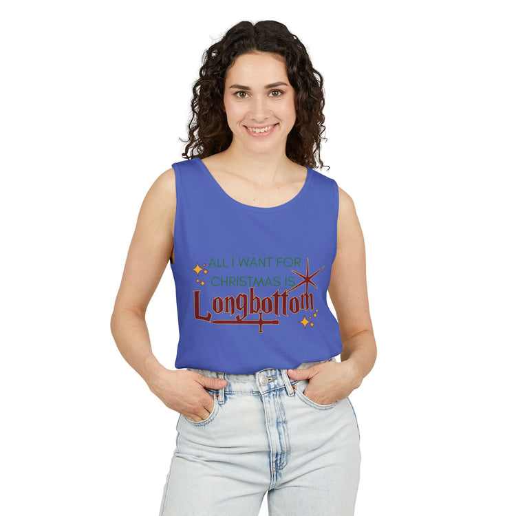 All I Want For Christmas Longbottom Tank Top