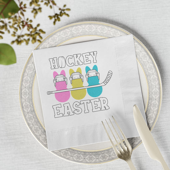 Hockey Easter Napkins - Fandom-Made