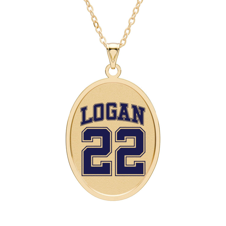 Logan 22 Oval Pendant