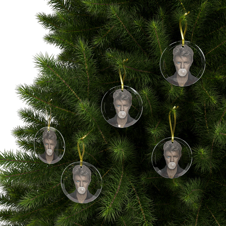 David Bowie Glass Ornaments - Fandom-Made