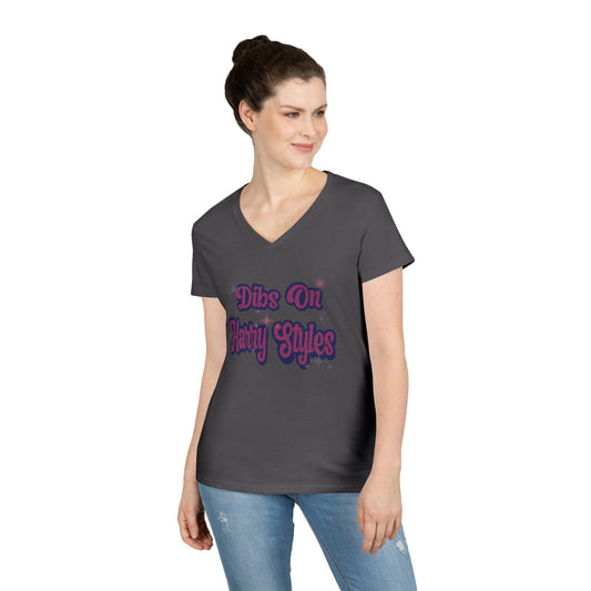 Dibs On Harry Ladies' V-Neck Tee - Fandom-Made