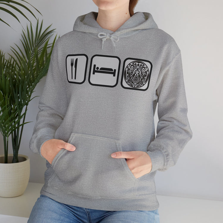 Eat Sleep Quileute Tribe Hoodie