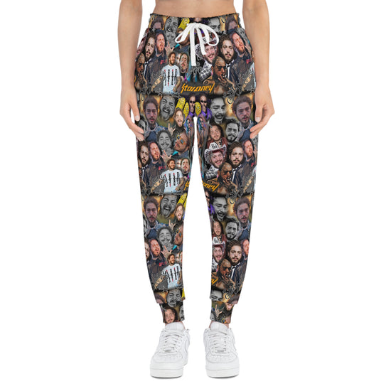 Post Malone All-Over Print Joggers - Fandom-Made