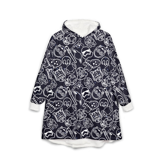 Galactic Rebellion Unisex Hooded Blanket - Fandom-Made