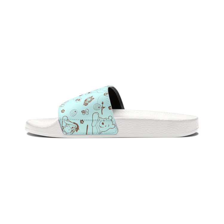 Winnie All-Over Print Youth Slides - Fandom-Made