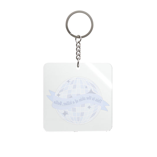Skin Of A Killer Square Keychain
