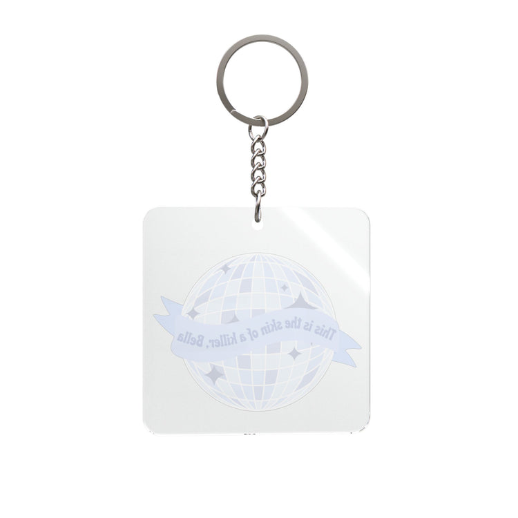 Skin Of A Killer Square Keychain