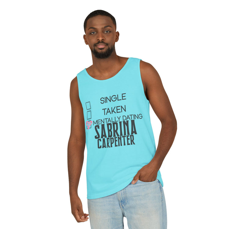 Mentally Dating Sabrina Carpenter Unisex Tank Top - Fandom-Made