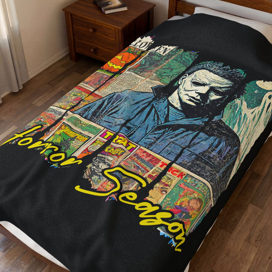 Horror Season Velveteen Plush Blanket
