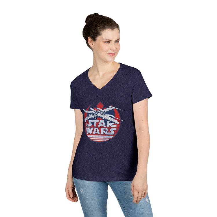 Patriotic X-wing V-Neck Tee - Fandom-Made