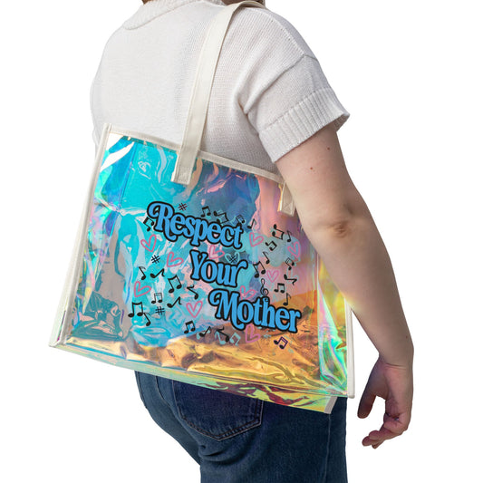 Respect Your Mother Holographic Tote Bag
