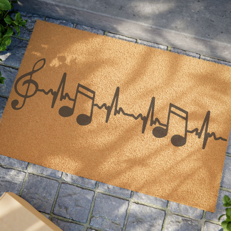 My Heart Beats For Music Doormat